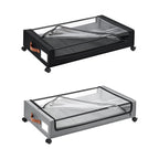 Wheeled Under Bed Bin with Lid Two Colours | StorageOZ