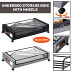 Wheeled Under Bed Bin with Lid Two Colours | StorageOZ