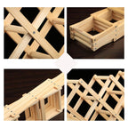 Foldable Pine Wine Rack 5 or 10 Bottles Set | StorageOZ