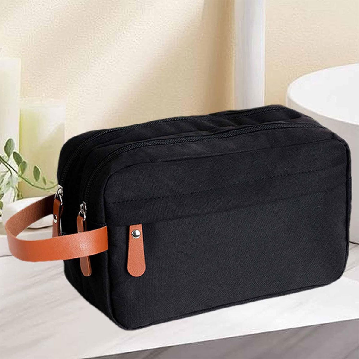 Toiletry Bag with Two Compartments Three Colours | StorageOZ