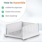 Stackable Drawer Clothes Baskets Three Sizes | StorageOZ