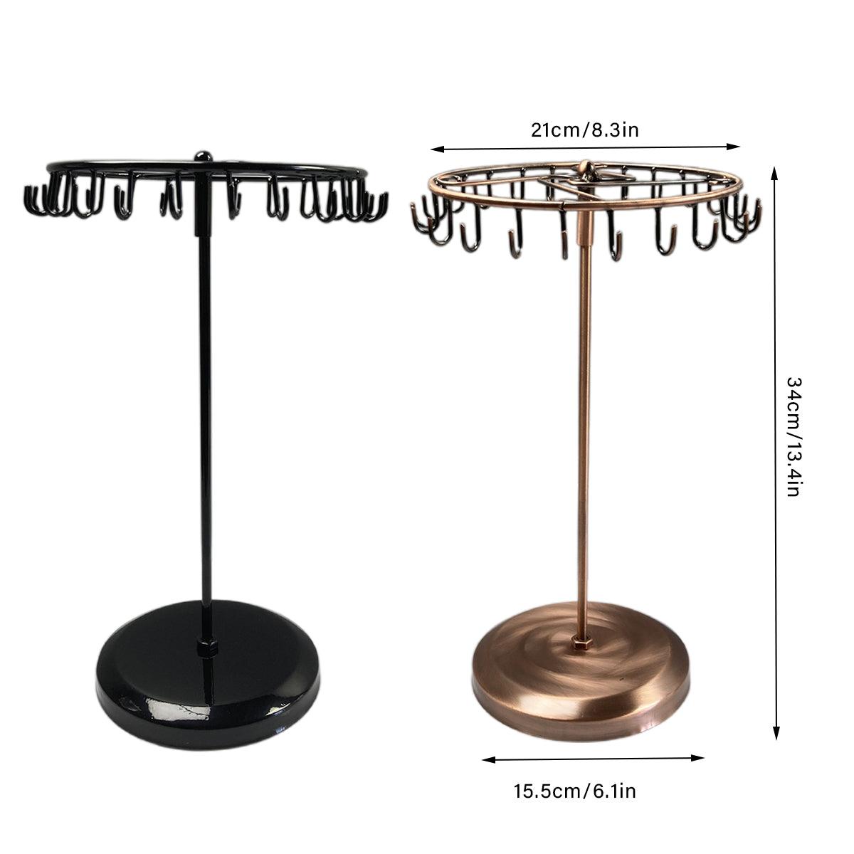 Rotating Iron Jewellery Stand Two Colours | StorageOZ