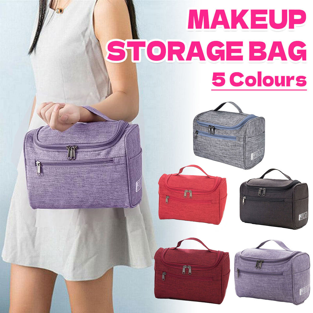 Washable Travel Makeup Bag in Five Colours | StorageOZ