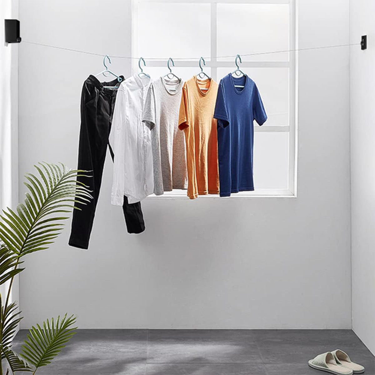 Retractable 4.2m Clothesline Two Colours | StorageOZ