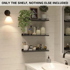 3 Pcs Wooden Wall Shelves Three Colours Set | StorageOZ