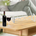 5 Bottle Iron Wine Rack Two Colours Rack | StorageOZ