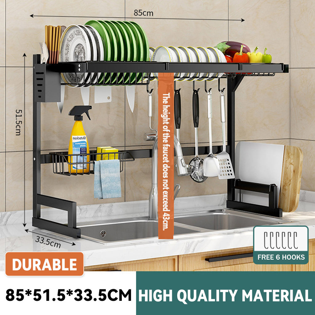 Over Sink Drain Rack Two Lengths Organiser | StorageOZ