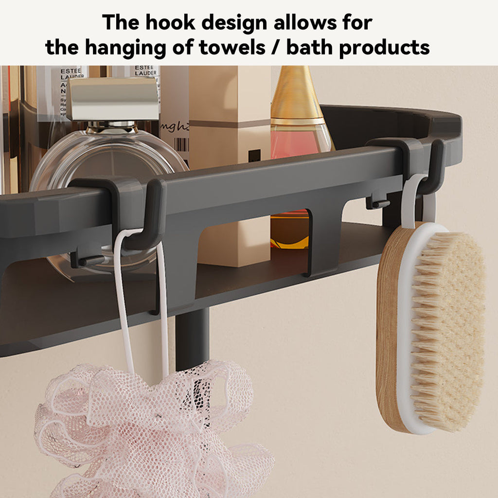 3 Tier Bathroom Wall Rack Two Colours Set | StorageOZ