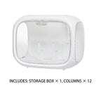 Capsule Display Storage Box Two Whites Set | StorageOZ