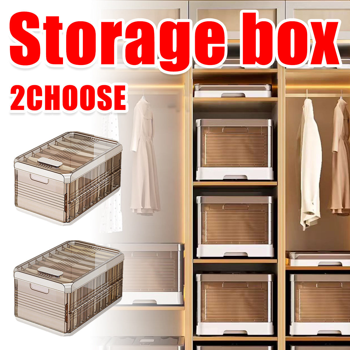 Layered Clothes Storage Box 7 or 9 Grids | StorageOZ