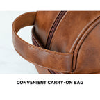 Vintage PU Toiletry Wash Bag Two Colours | StorageOZ
