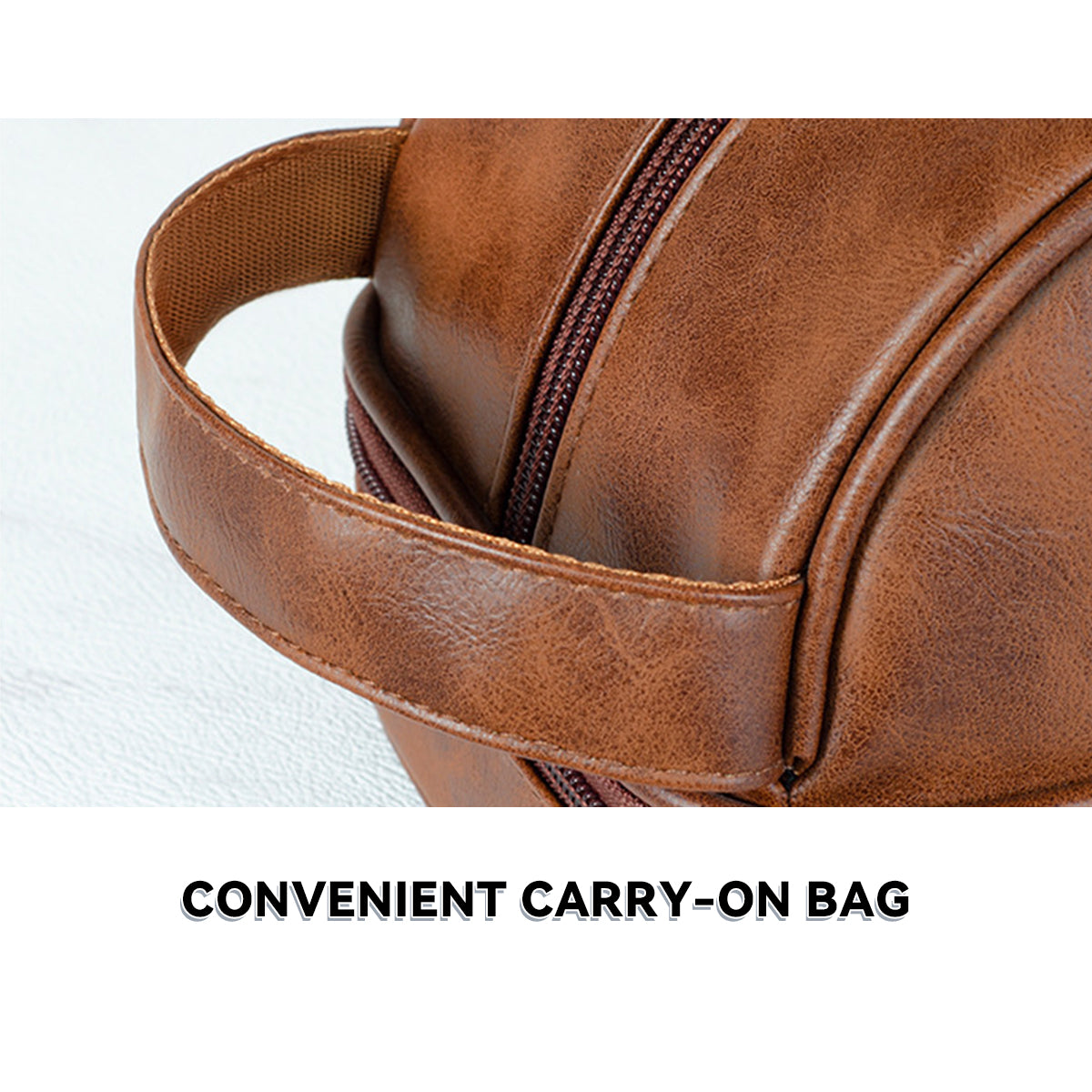 Vintage PU Toiletry Wash Bag Two Colours | StorageOZ