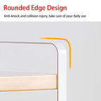 Desktop 2 Tier Storage Shelf Black or White 50cm