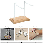 Iron Wood Jewellery Display Rack Two Colours | StorageOZ