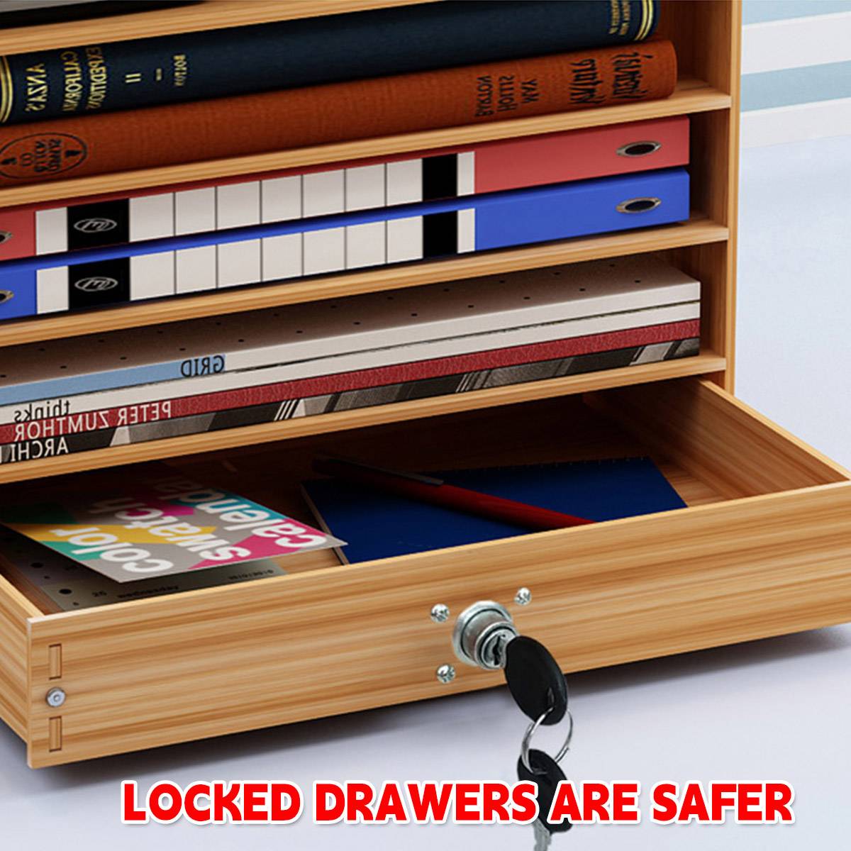 Desktop File Cabinet Storage Case Organiser | StorageOZ