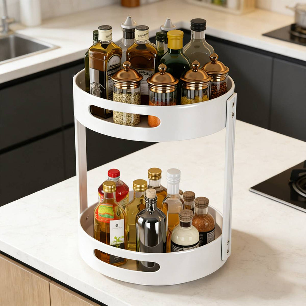 White Large Kitchen Storage Rack Organiser | StorageOZ