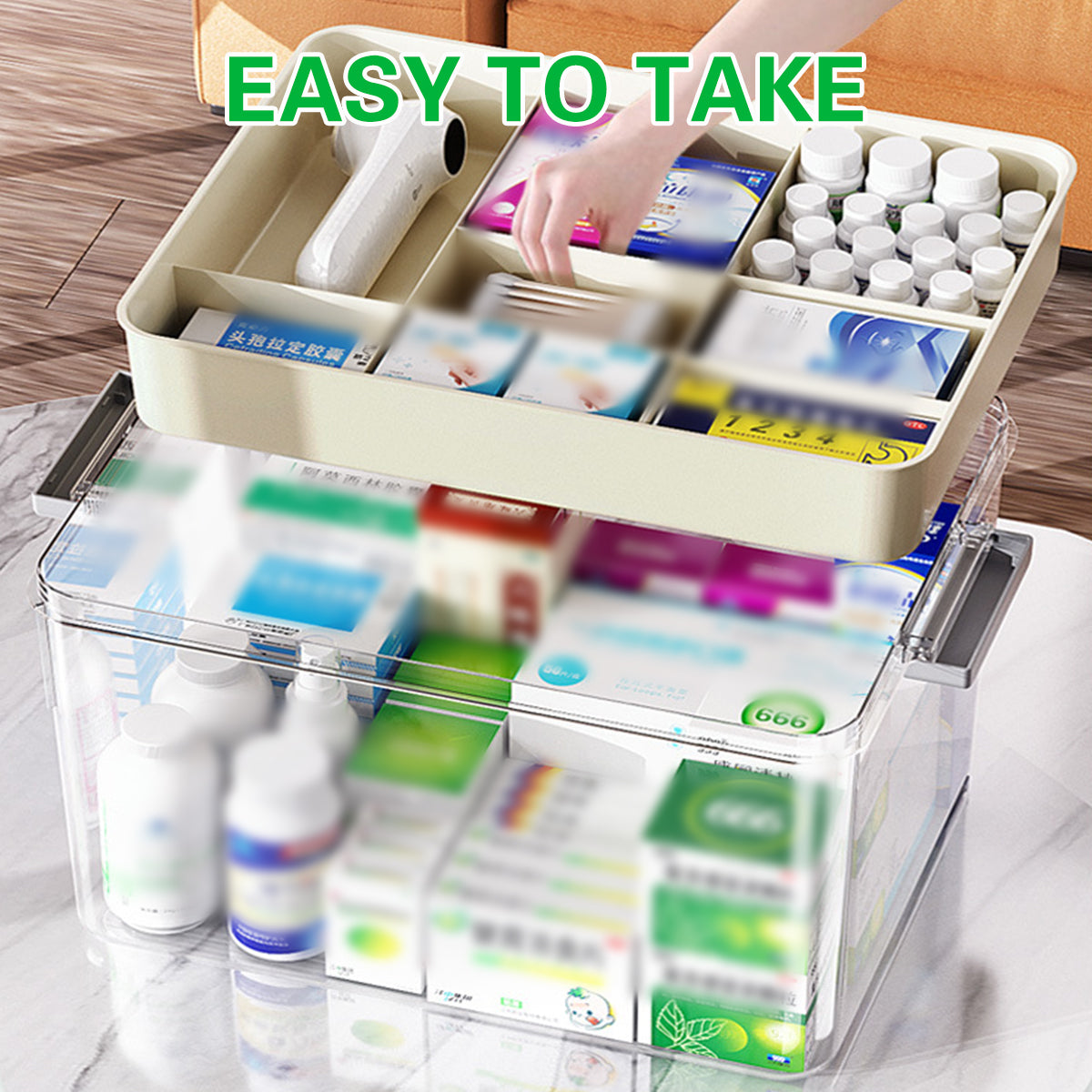 27cm First Aid Organiser Four Colours Set | StorageOZ