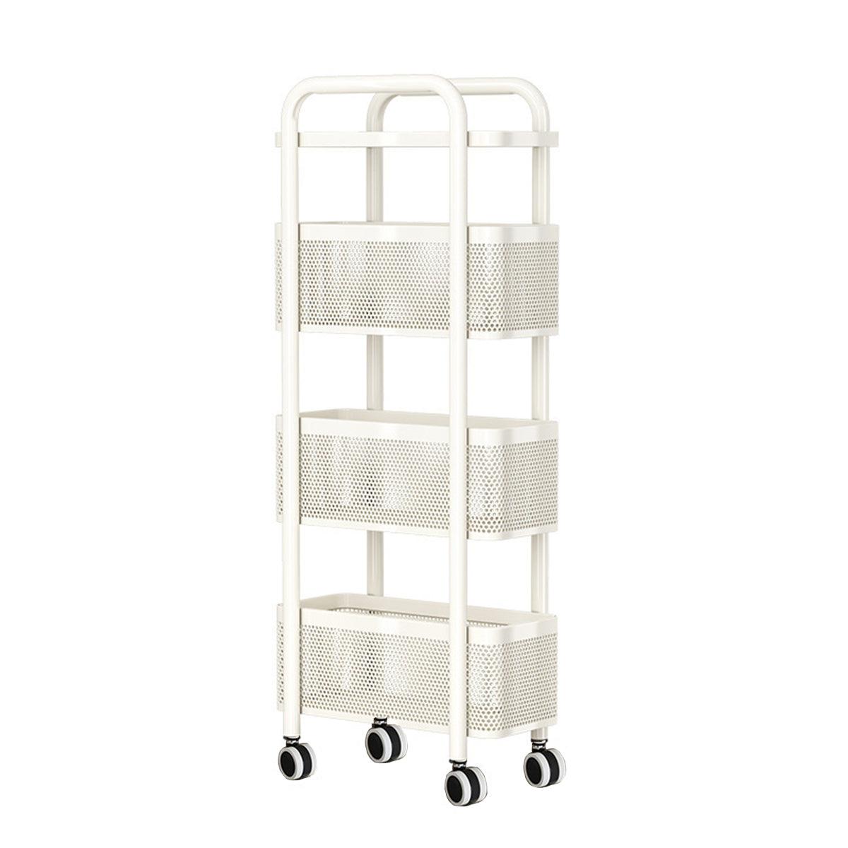 Pull Out Narrow Storage Cart Two Colours | StorageOZ