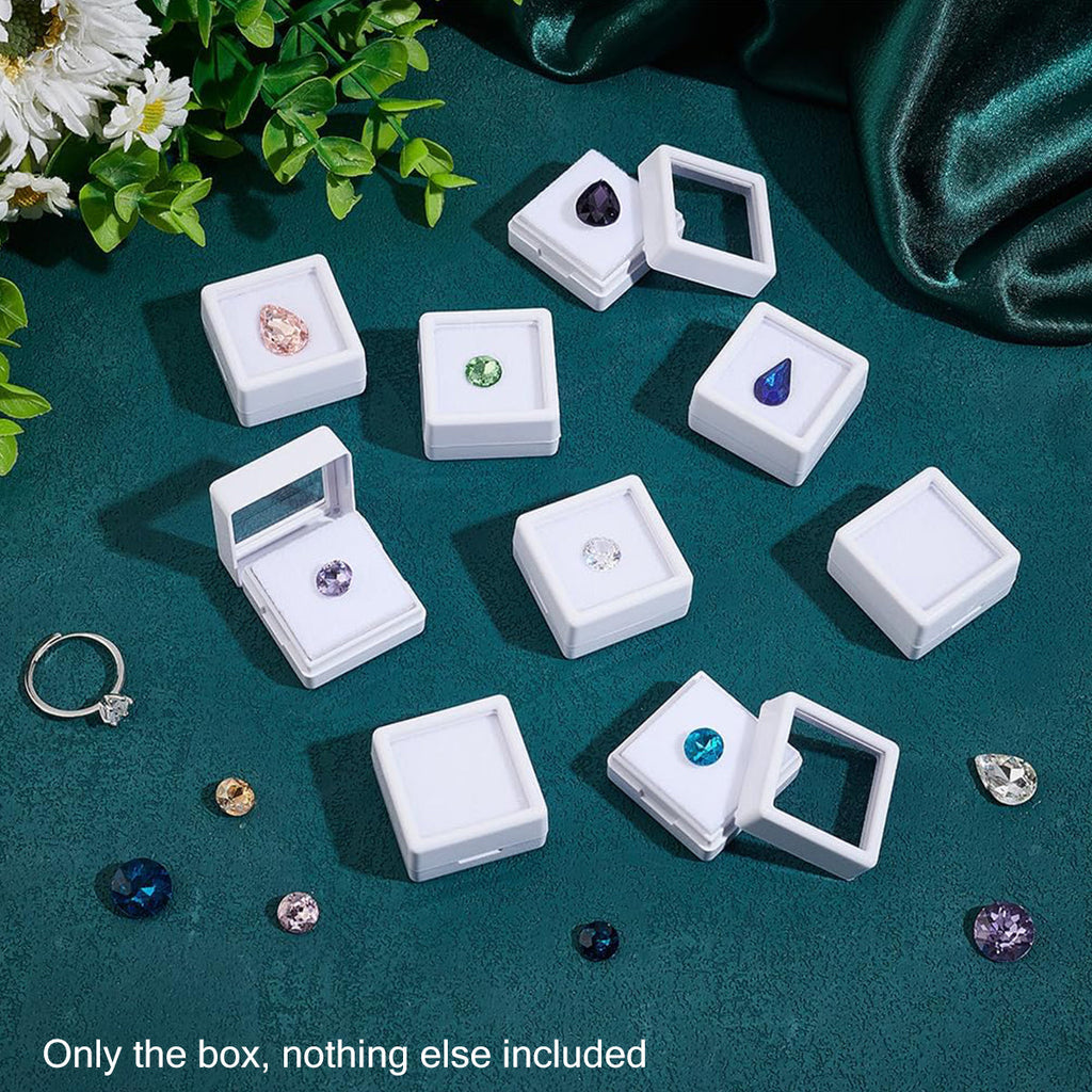 Clear Gem Display Boxes Five Pack Options | StorageOZ