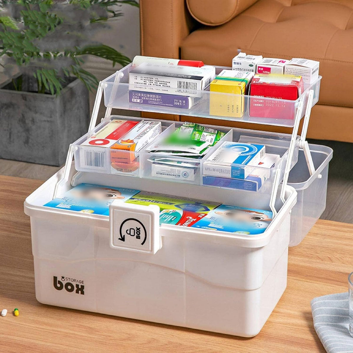 Medicine Boxes Two Sizes Home Organiser Set | StorageOZ