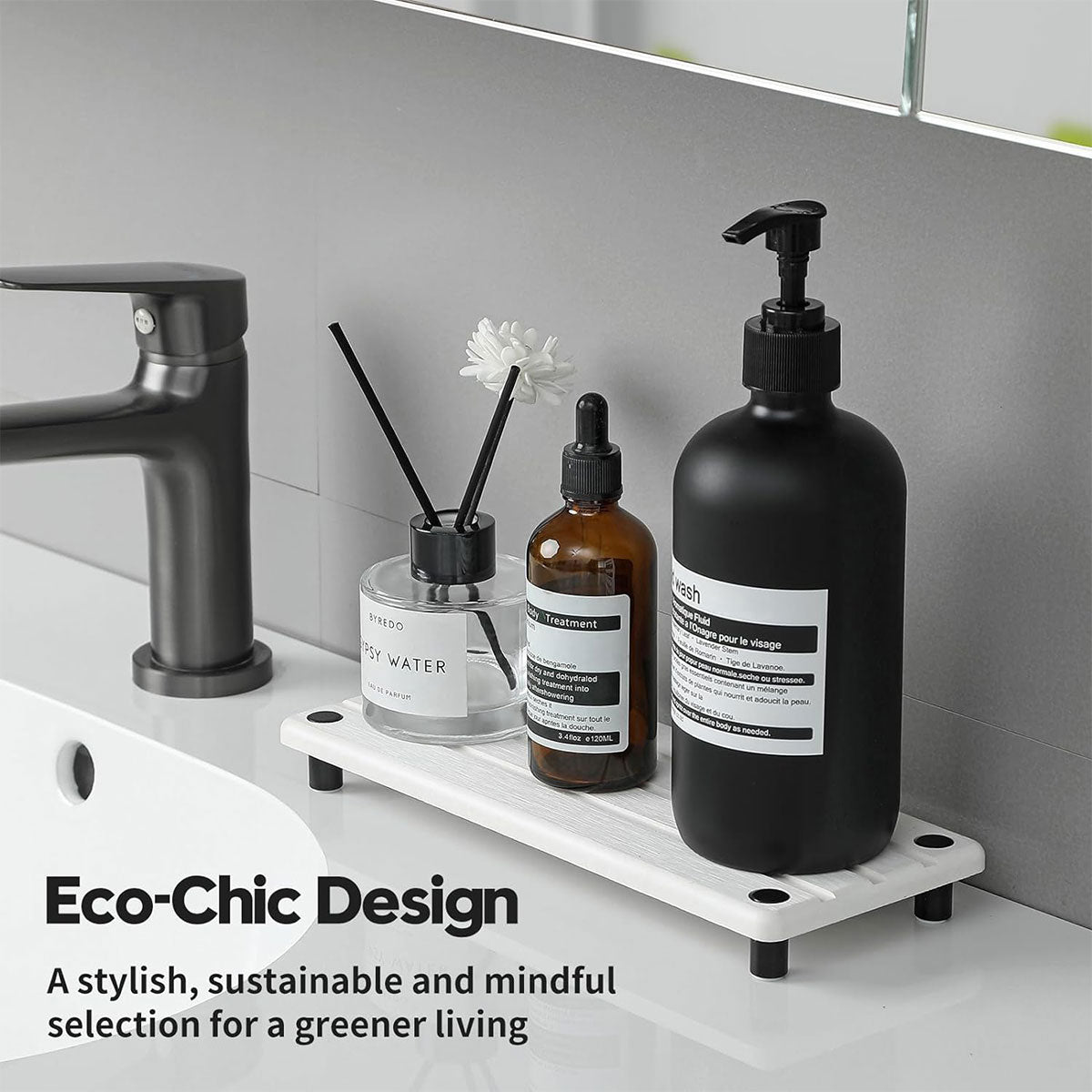 Diatom Sink Storage Rack in Two Colours Set | StorageOZ