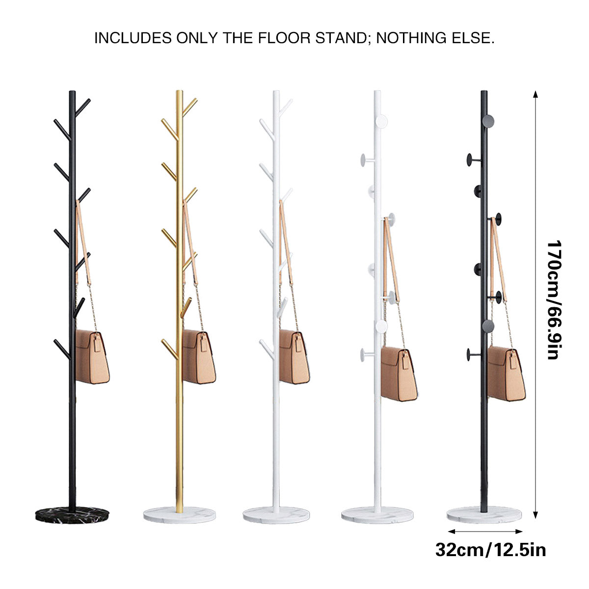 Standing Coat Rack Five Styles Organiser | StorageOZ