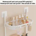 3 Tier Bathroom Wall Rack Two Colours Set | StorageOZ
