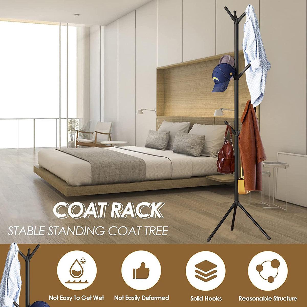 67 Inch Iron Tree Coat Rack Two Colours Set | StorageOZ