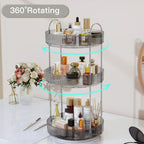 3 Tier Rotating Clear Rack Two Colours Set | StorageOZ
