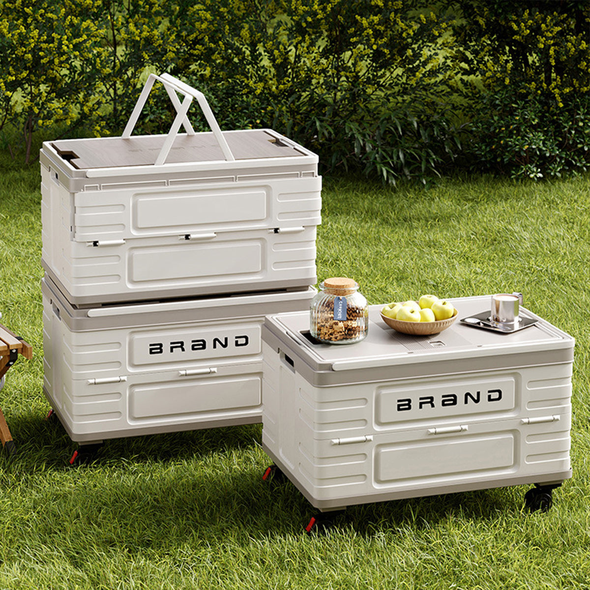 Camping Storage Boxes Two Colours Organiser | StorageOZ