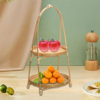 Bamboo Serving Basket in One to Three Tiers | StorageOZ