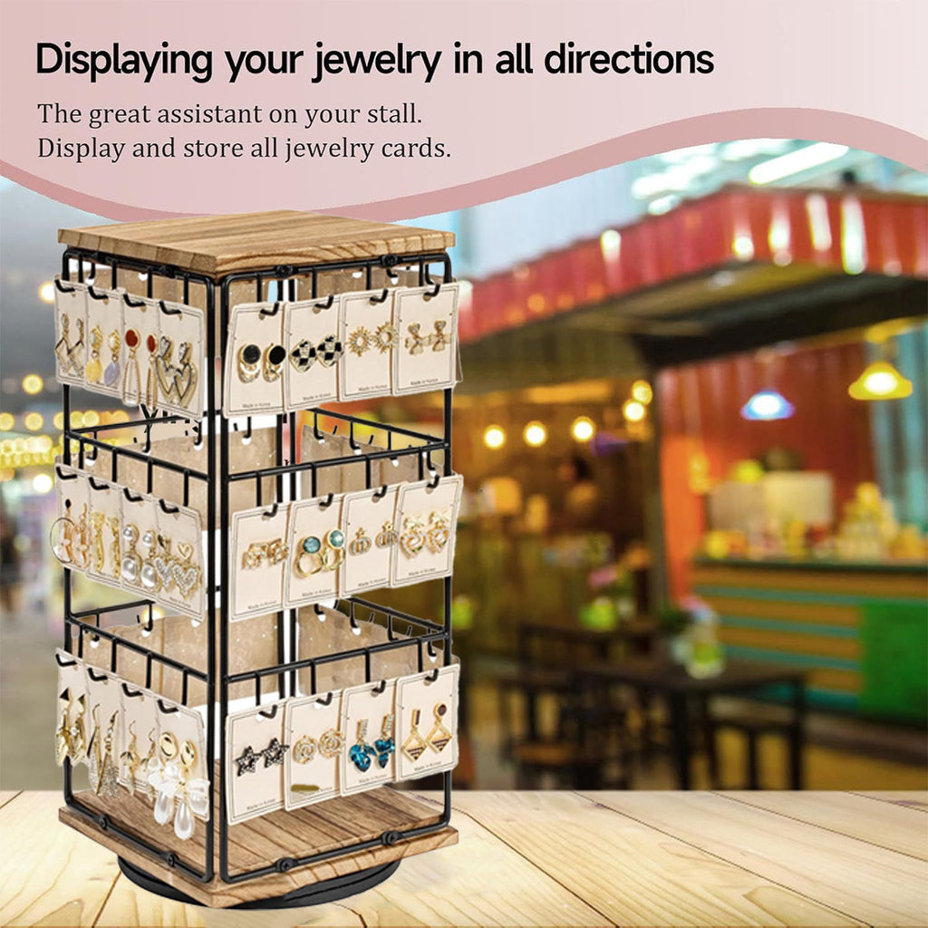 Rotating Earring Display Stand Three Colours | StorageOZ