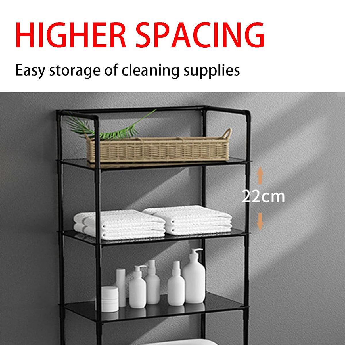 Over Toilet Storage Rack 59 Inch Two Colours | StorageOZ