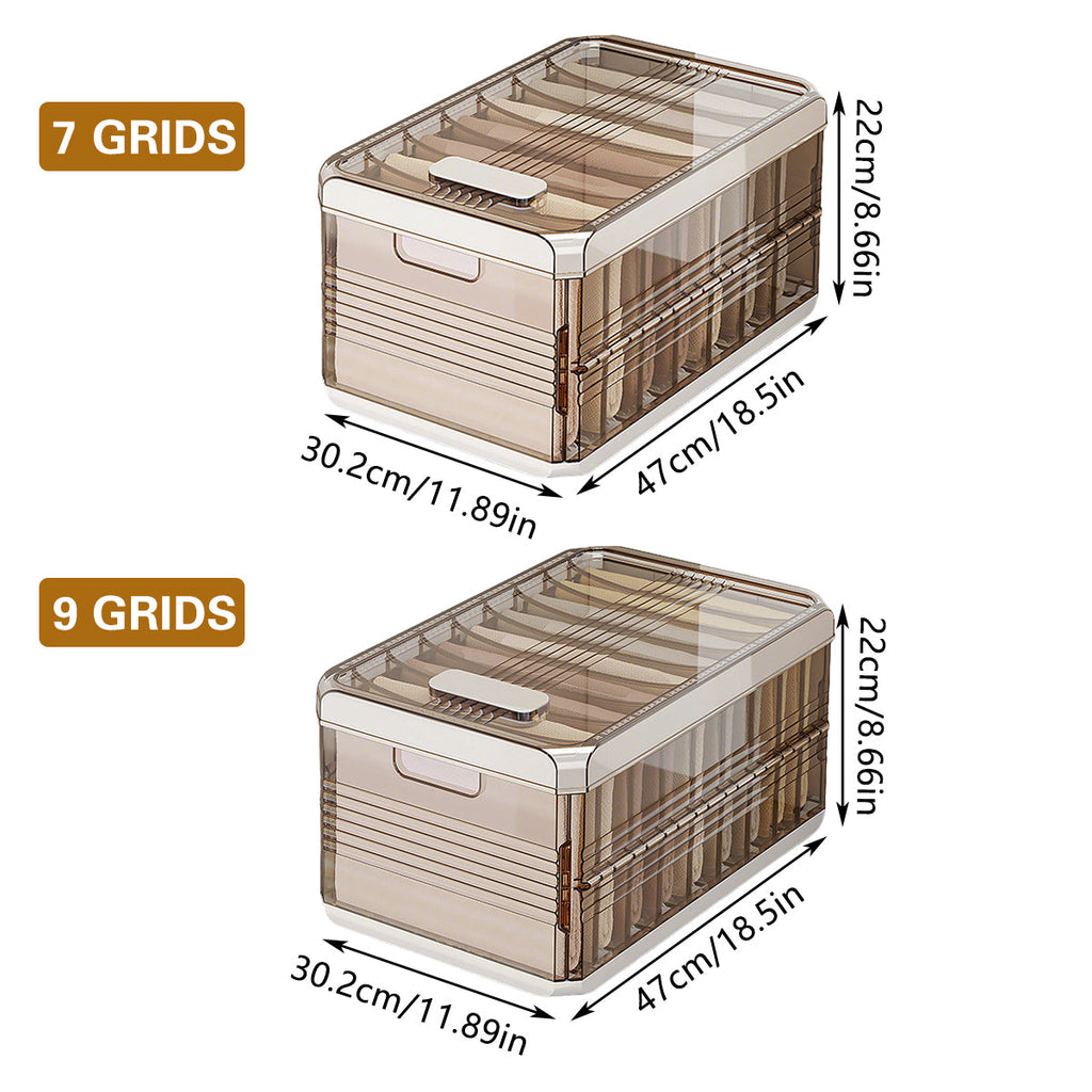 Layered Clothes Storage Box 7 or 9 Grids | StorageOZ