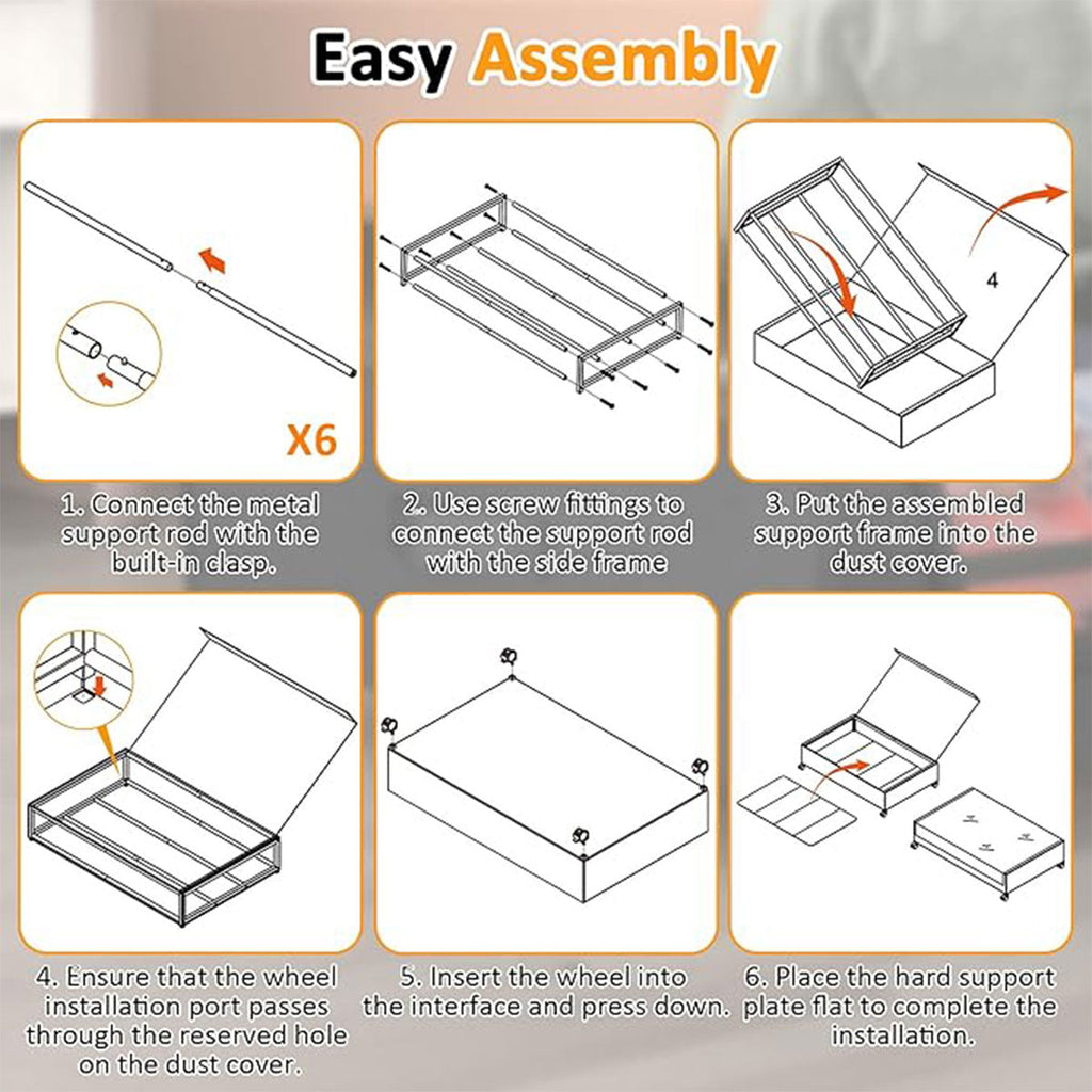 Under Bed Rolling Storage Box Two Colours | StorageOZ