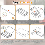 Under Bed Rolling Storage Box Two Colours | StorageOZ