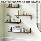 4 Pcs Wooden Wall Shelves Two Colours Set | StorageOZ