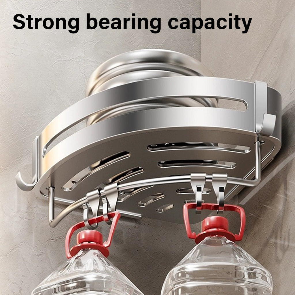 Stainless Corner Shower Shelf Two Variants | StorageOZ