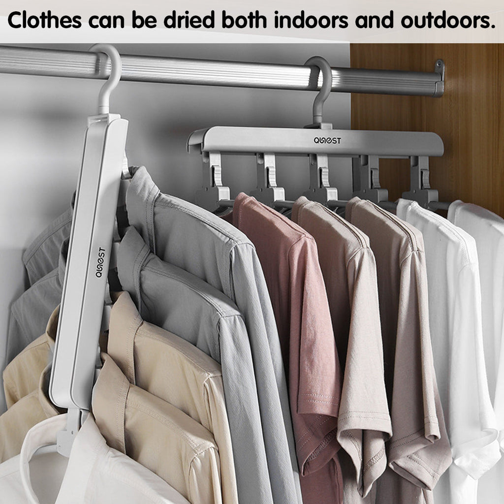 Folding Clothes Hanger in Three Colours Set | StorageOZ