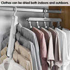 Folding Clothes Hanger in Three Colours Set | StorageOZ
