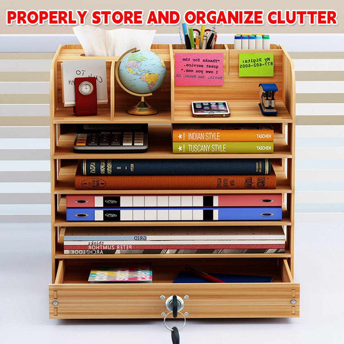 Desktop File Cabinet Storage Case Organiser | StorageOZ