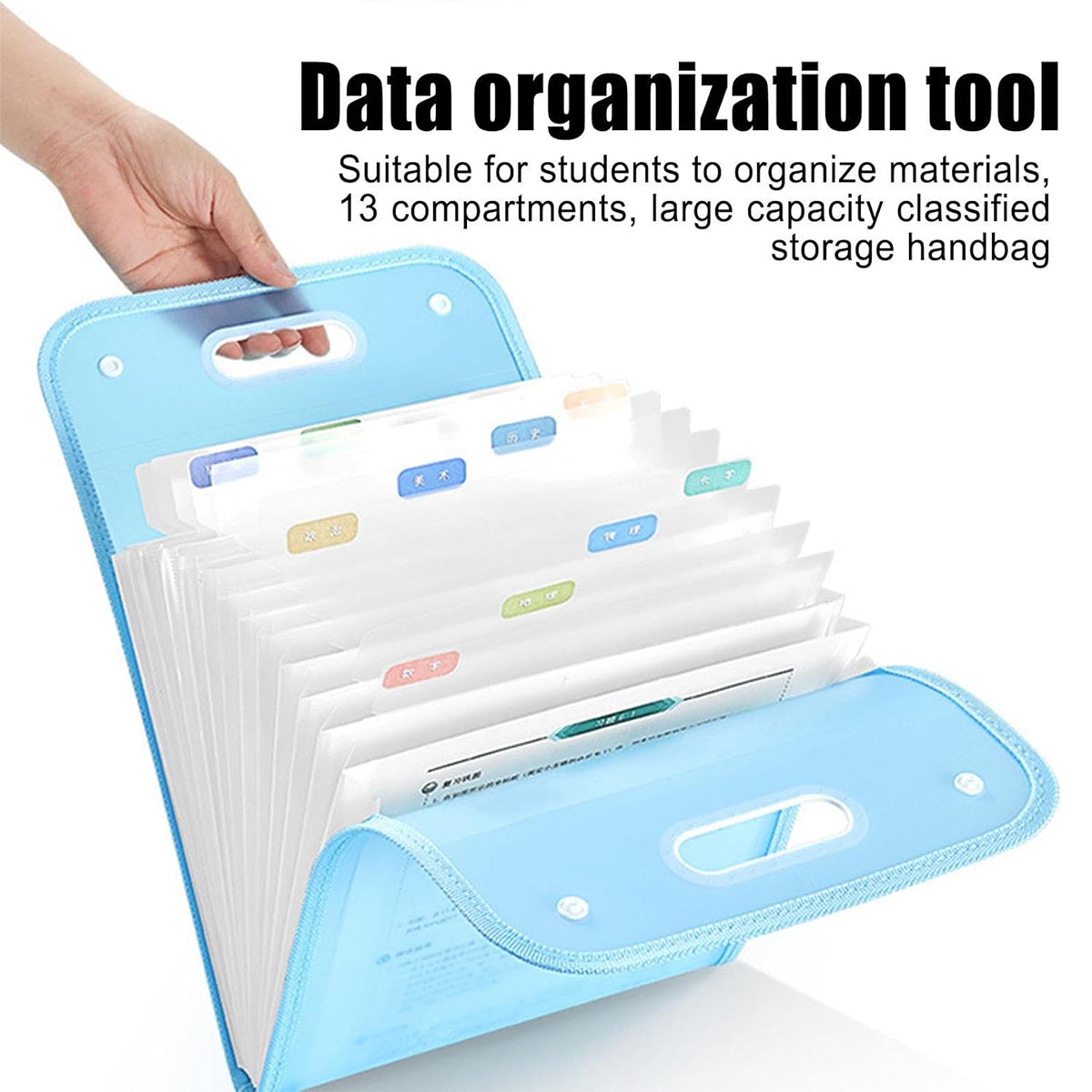 2 Pcs File Bags Two Colours Organiser Set | StorageOZ