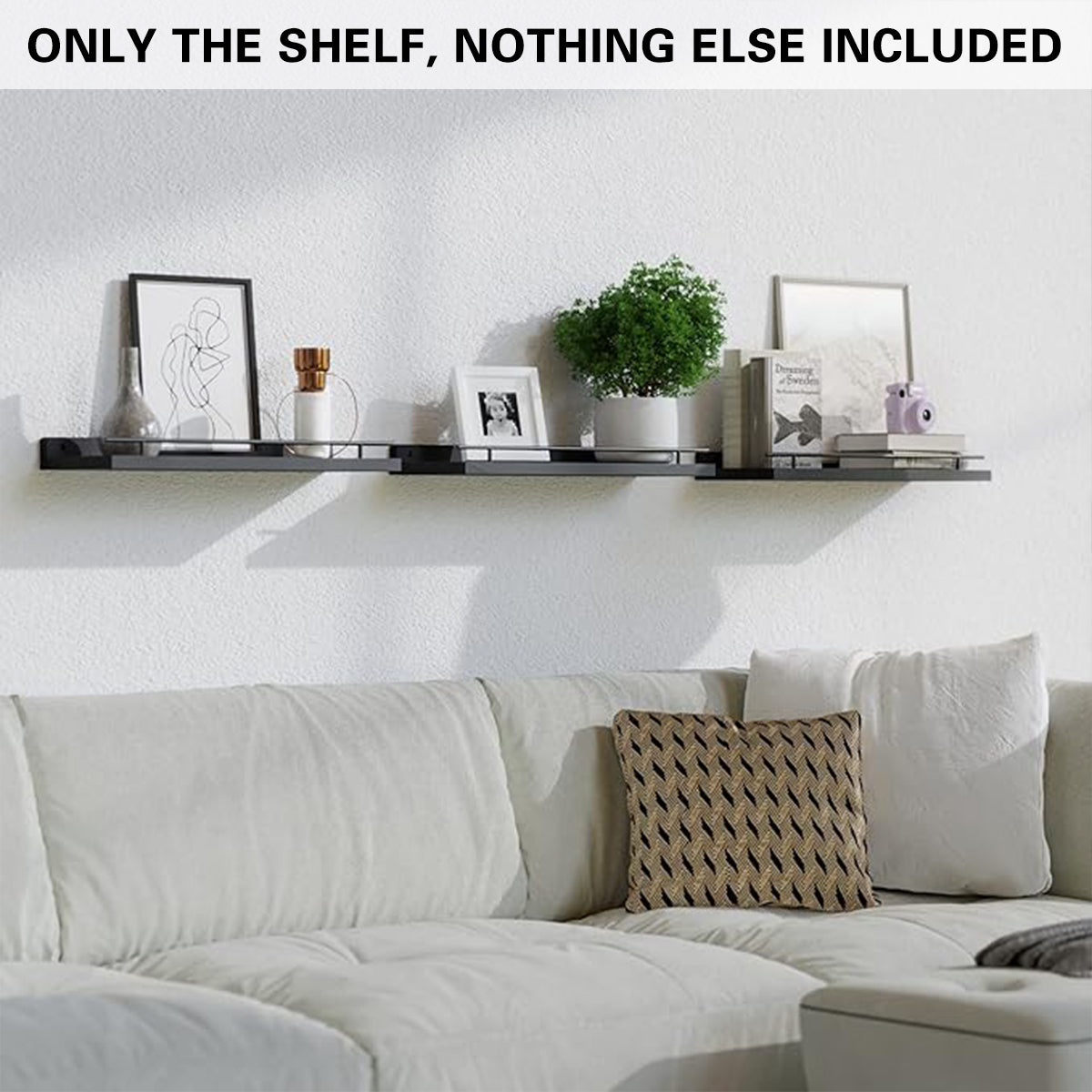 3 Pcs Wooden Wall Shelves Three Colours Set | StorageOZ