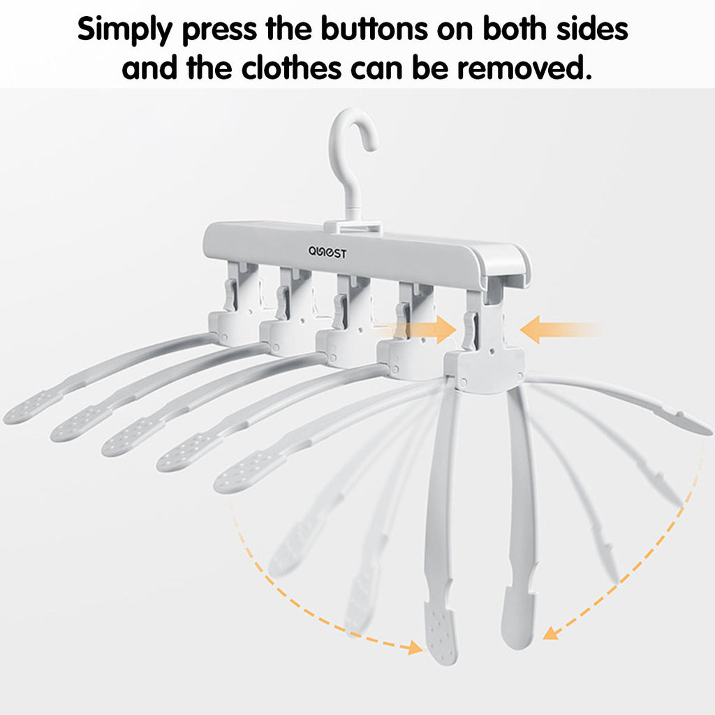 Folding Clothes Hanger in Three Colours Set | StorageOZ