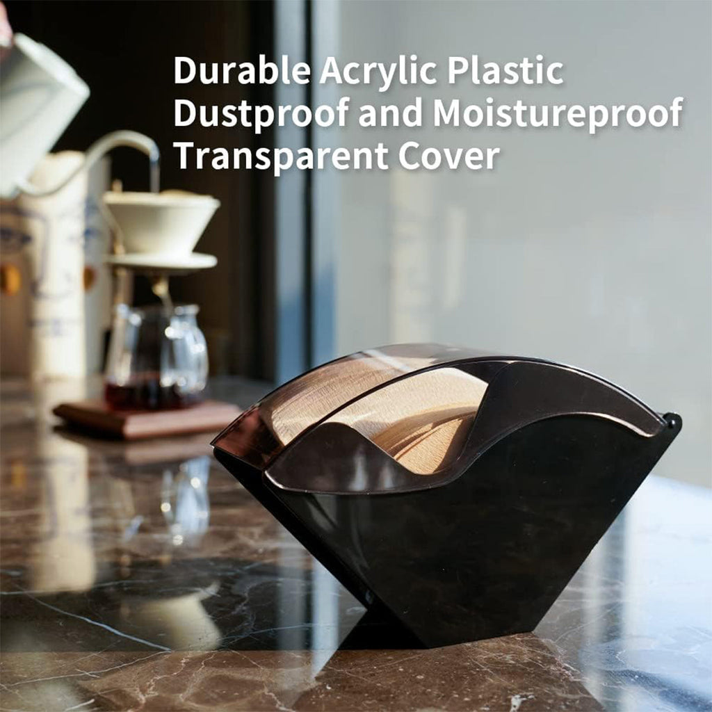 Acrylic Coffee Filter Box Two Colours Set | StorageOZ
