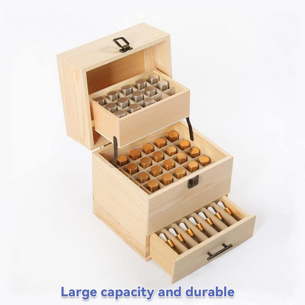 3 Tier Wooden Essential Oil Storage Box Set | StorageOZ