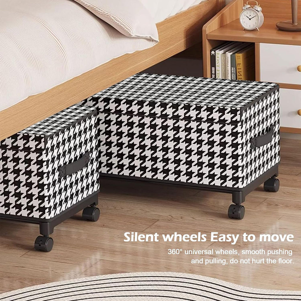 Wheeled Under Bed Storage Box Two Sizes Set | StorageOZ