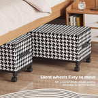 Wheeled Under Bed Storage Box Two Sizes Set | StorageOZ