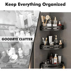 3 Tier Triangle Bathroom Rack Two Colours | StorageOZ