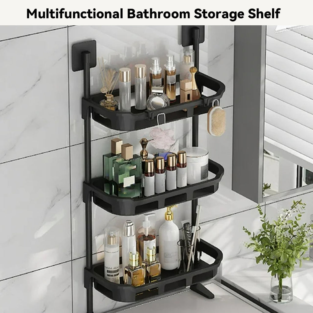 3 Tier Bathroom Wall Rack Two Colours Set | StorageOZ